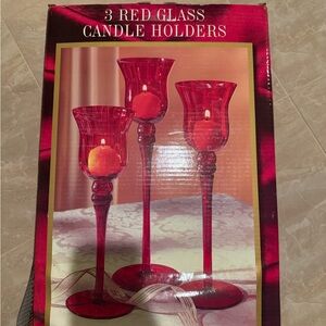 Glass Candle Holders